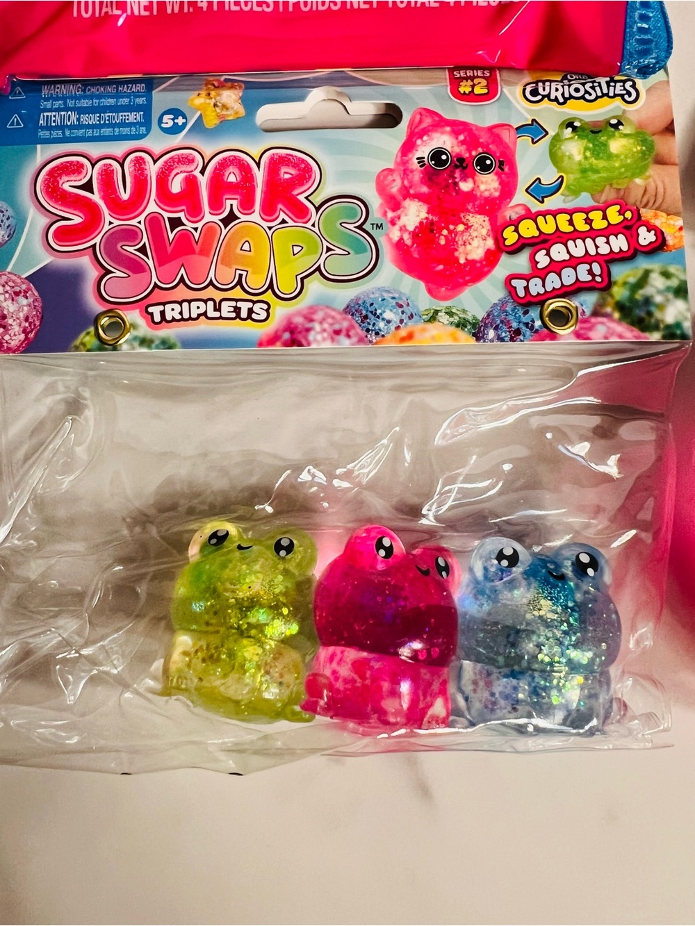 Sugar Swaps Triplet Frogs, Twinsies Chicks, Super Gummy Squish ball, Taba Jelly - Picture 4 of 5